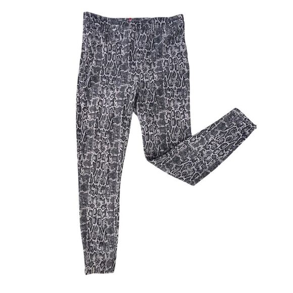 Spanx Jean-Ish Leggings Snakeskin Python Print Mob Wife Pull On Jegging Size XL - Picture 4 of 16